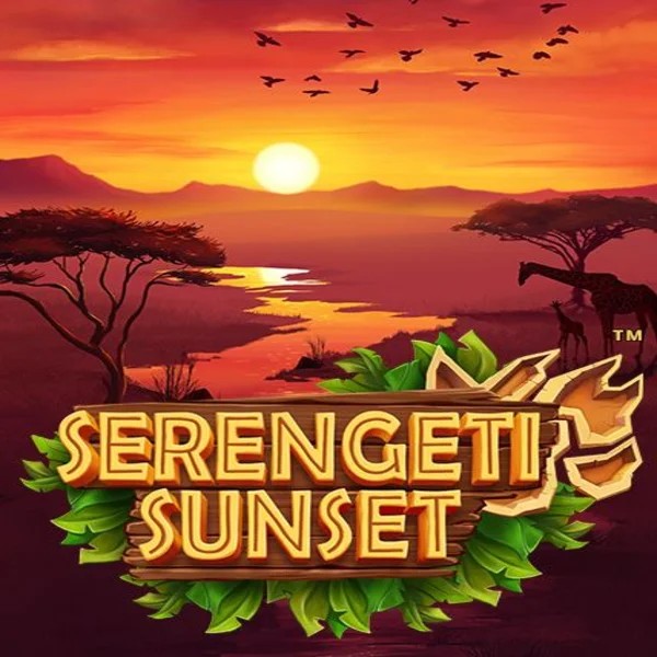 Serengeti Sunset online game logo by Skywind Group on pelikioski-casinos.fi